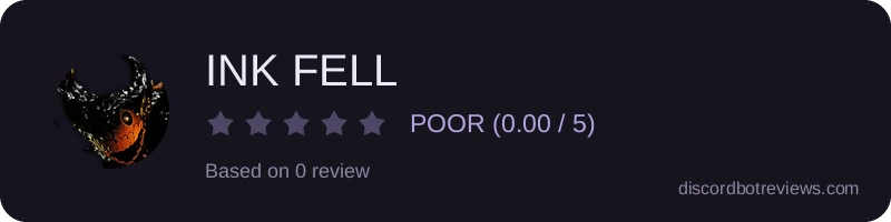 Rating widget preview for INK FELL