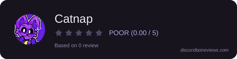 Rating widget preview for Catnap