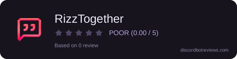 Rating banner for RizzTogether
