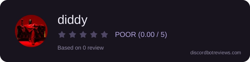 Rating widget preview for diddy