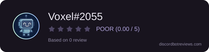 Rating widget preview for Voxel#2055