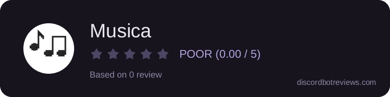 Rating banner for Musica