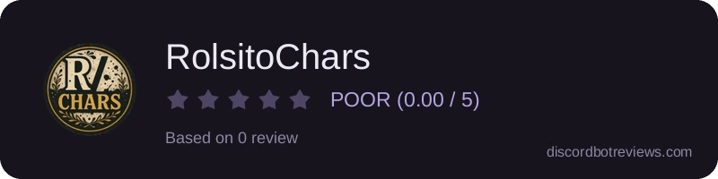Rating widget preview for RolsitoChars