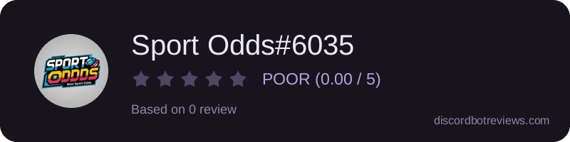 Rating widget preview for Sport Odds#6035