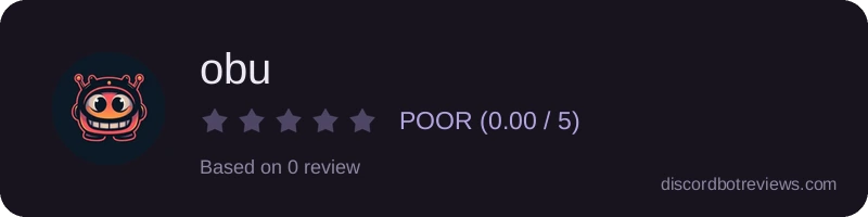 Rating widget preview for obu