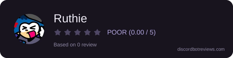 Rating widget preview for Ruthie