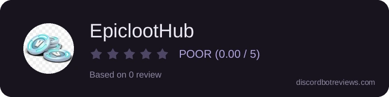 Rating widget preview for EpiclootHub