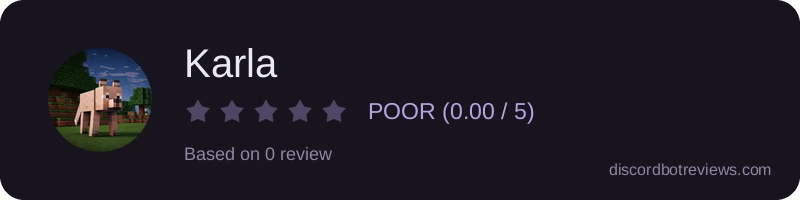 Rating widget preview for Karla