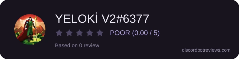 Rating widget preview for YELOKİ V2#6377