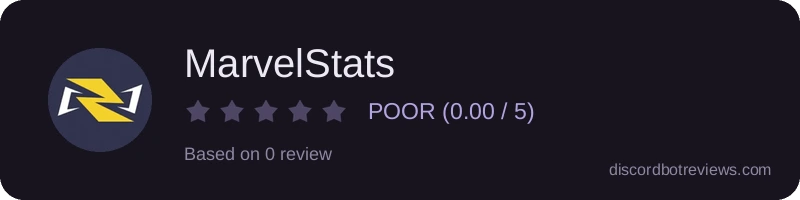 Rating widget preview for MarvelStats
