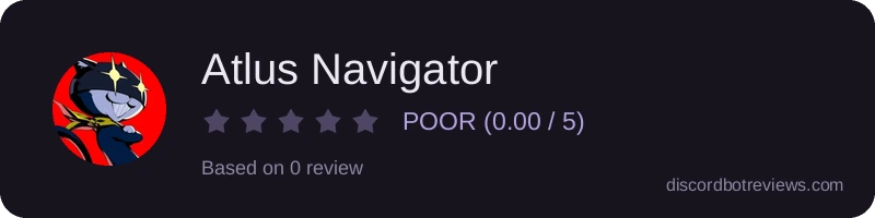 Rating widget preview for Atlus Navigator