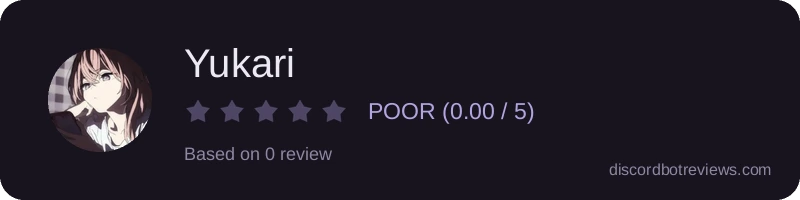 Rating widget preview for Yukari