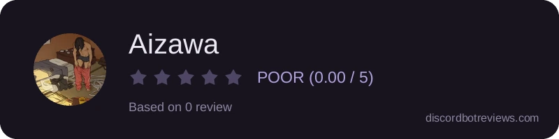 Rating widget preview for Aizawa