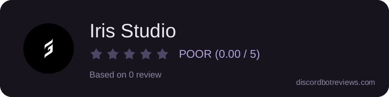 Rating widget preview for Iris Studio