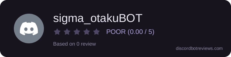 Rating widget preview for sigma_otakuBOT