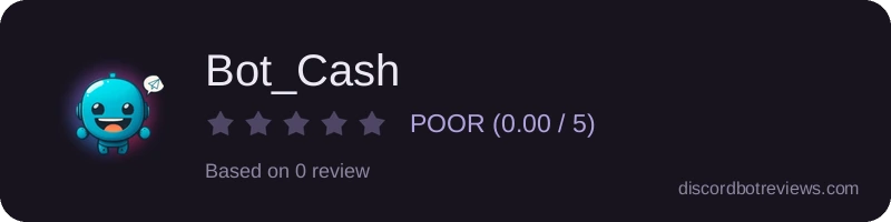 Rating widget preview for Bot_Cash