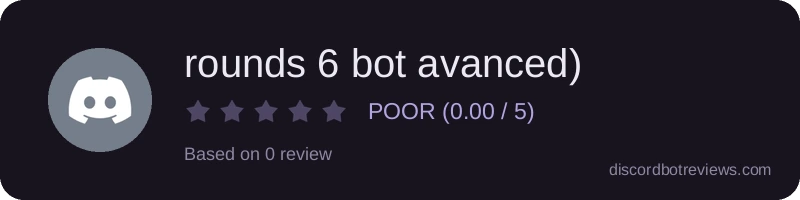 Rating banner for rounds 6 bot avanced)