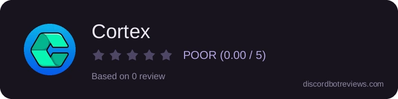 Rating widget preview for Cortex
