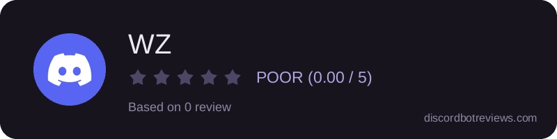 Rating widget preview for WZ
