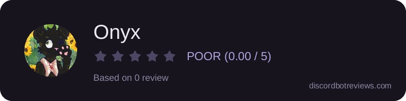 Rating widget preview for Onyx