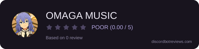 Rating widget preview for OMAGA MUSIC