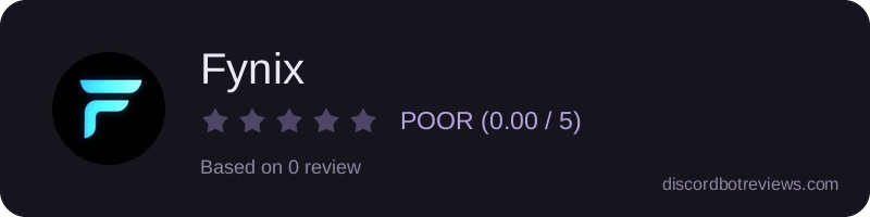 Rating widget preview for Fynix