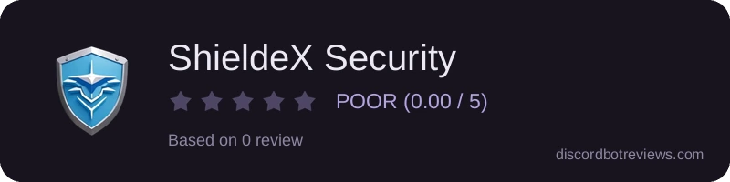Rating widget preview for ShieldeX Security