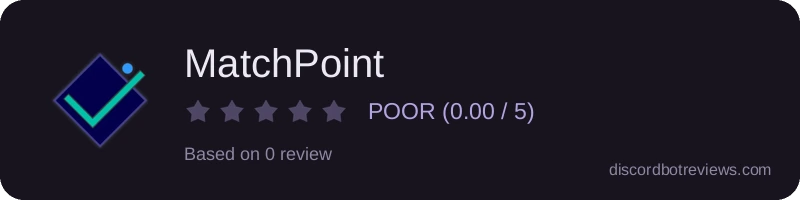 Rating widget preview for MatchPoint