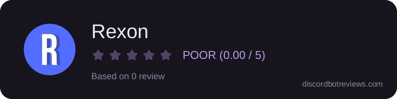 Rating widget preview for Rexon