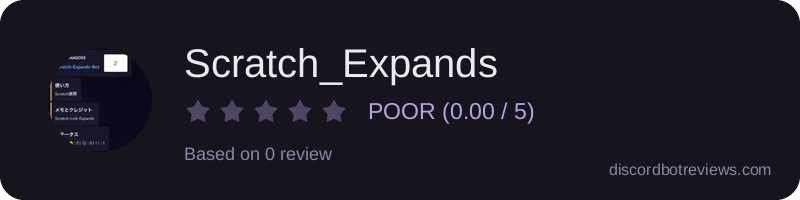 Rating widget preview for Scratch_Expands