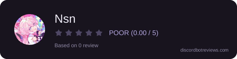 Rating widget preview for Nsn