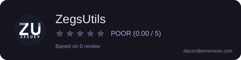 Rating banner for ZegsUtils