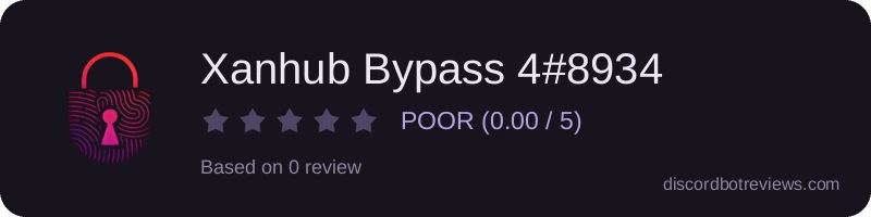 Rating widget preview for Xanhub Bypass 4#8934