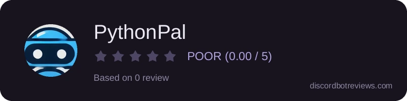 Rating banner for PythonPal