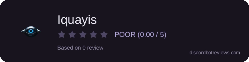 Rating widget preview for Iquayis