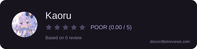 Rating banner for Kaoru