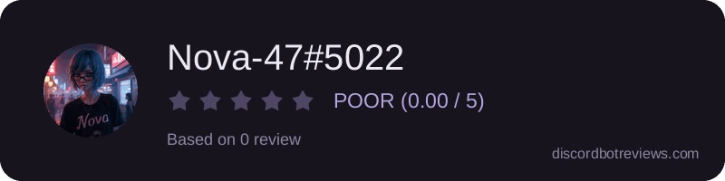 Rating widget preview for Nova-47#5022