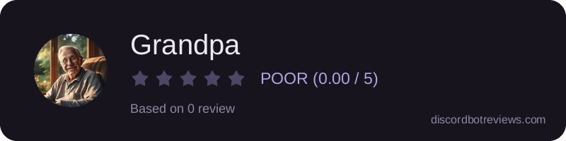 Rating widget preview for Grandpa