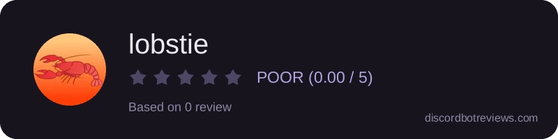Rating widget preview for lobstie
