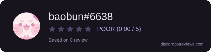 Rating widget preview for baobun#6638