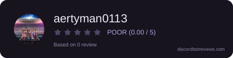 Rating widget preview for aertyman0113