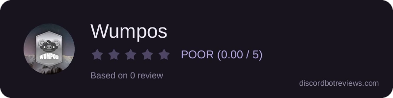 Rating widget preview for Wumpos