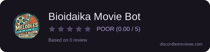 Rating banner for Bioidaika Movie Bot