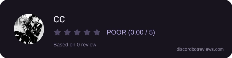 Rating widget preview for cc