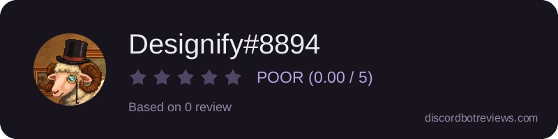 Rating widget preview for Designify#8894