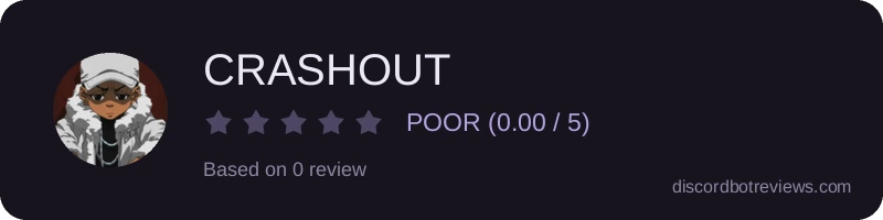 Rating widget preview for CRASHOUT
