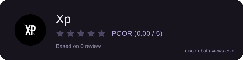 Rating widget preview for Xp