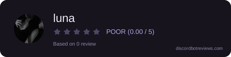 Rating widget preview for luna