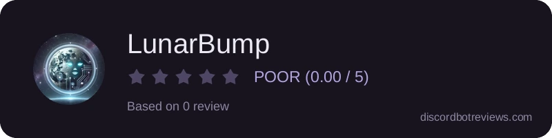 Rating widget preview for LunarBump