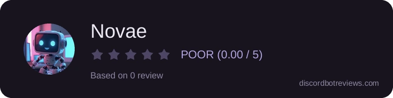 Rating widget preview for Novae